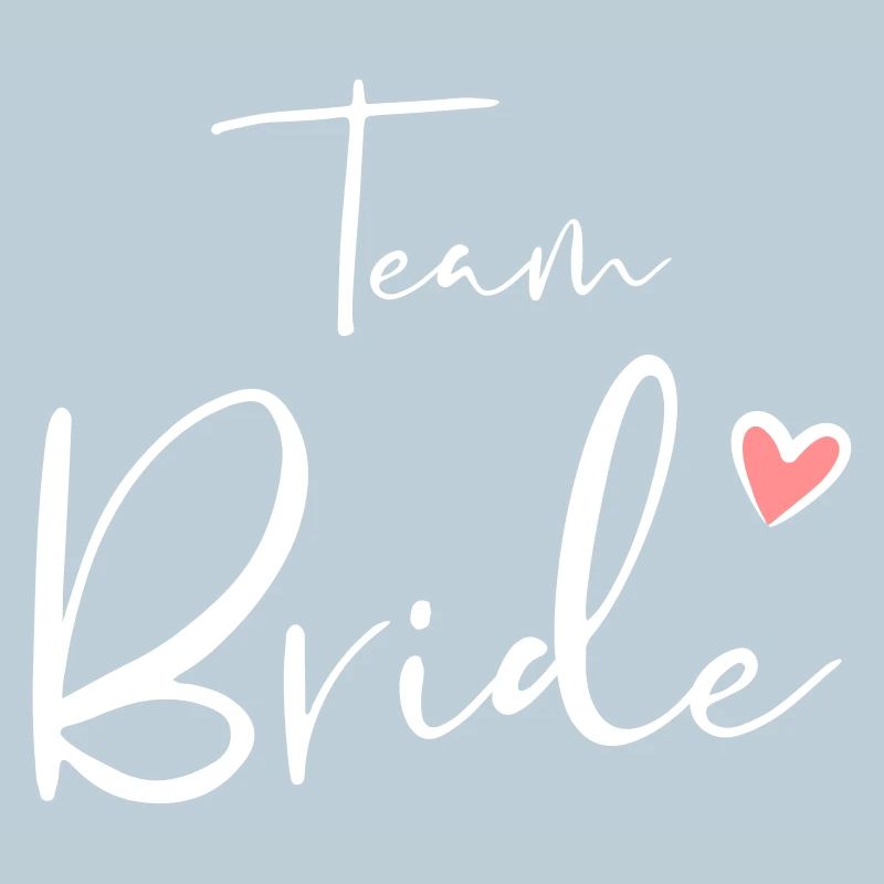 Team Bride Herz Junggesellinnenabschied Geschenk