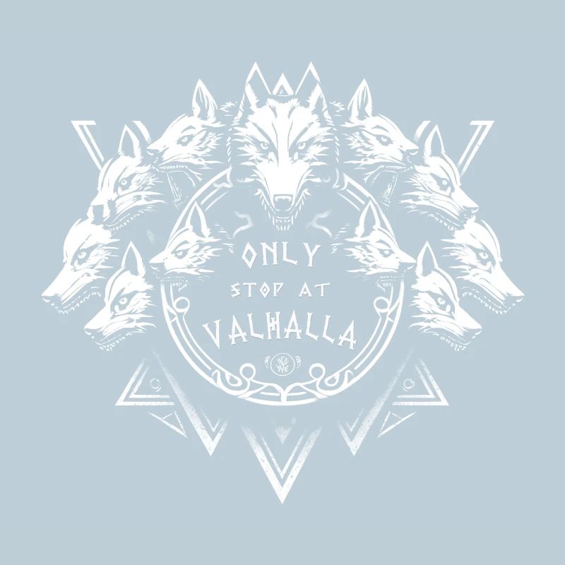 Die Wölfe von Walhalla - Wikinger-Zitat