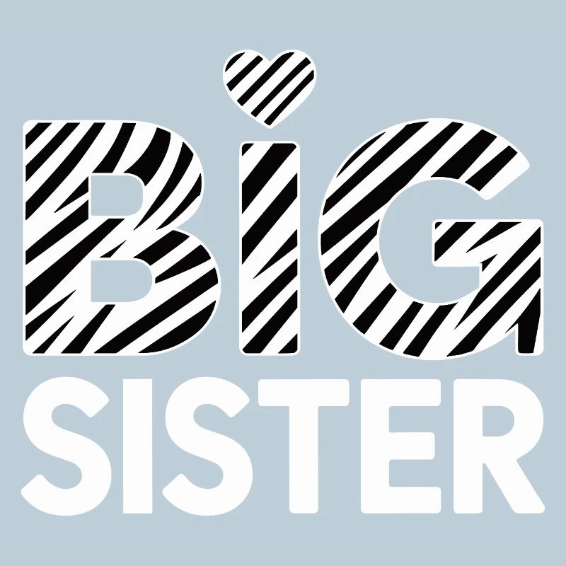 Große Schwester Zebra-Streifen Design