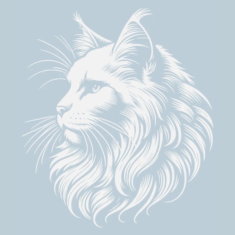 Maine Coon Cat Head