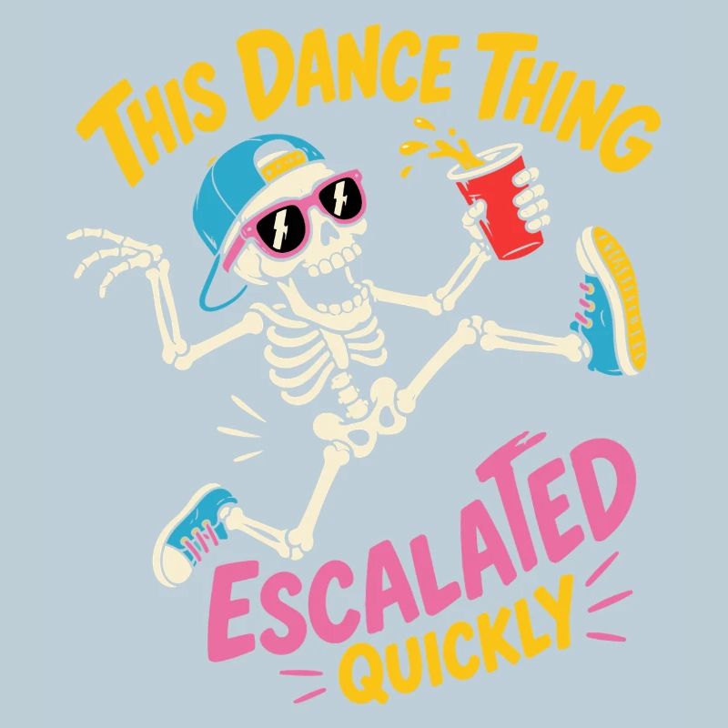 Dancing Skeleton Escalated Quickly Party