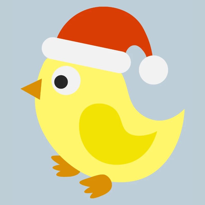 Festive Christmas Chick
