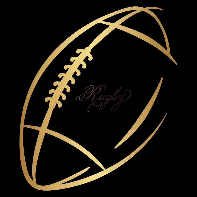 Rugby Doré Ball Élégant