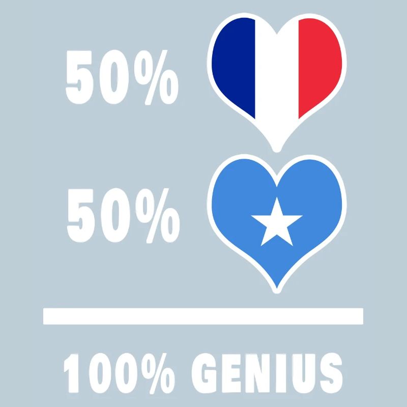 Frankreich und Somalia Genius / Geschenk