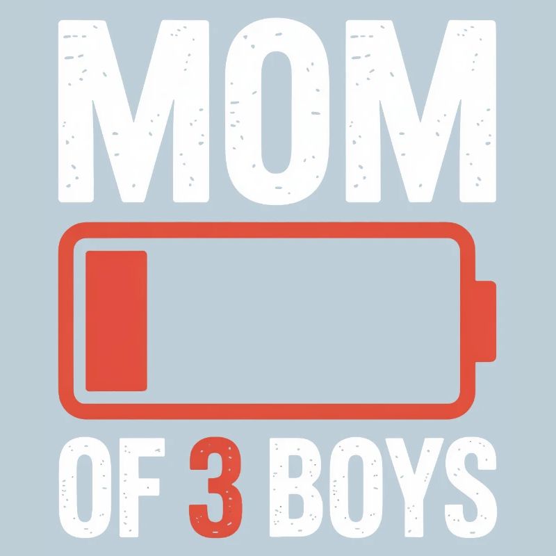 Mutter von 3 Jungen, Batterie leer
