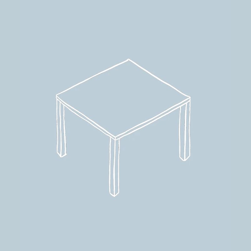 Table blanc