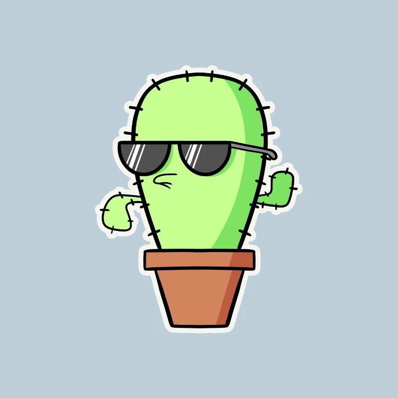 Cooler Kaktus