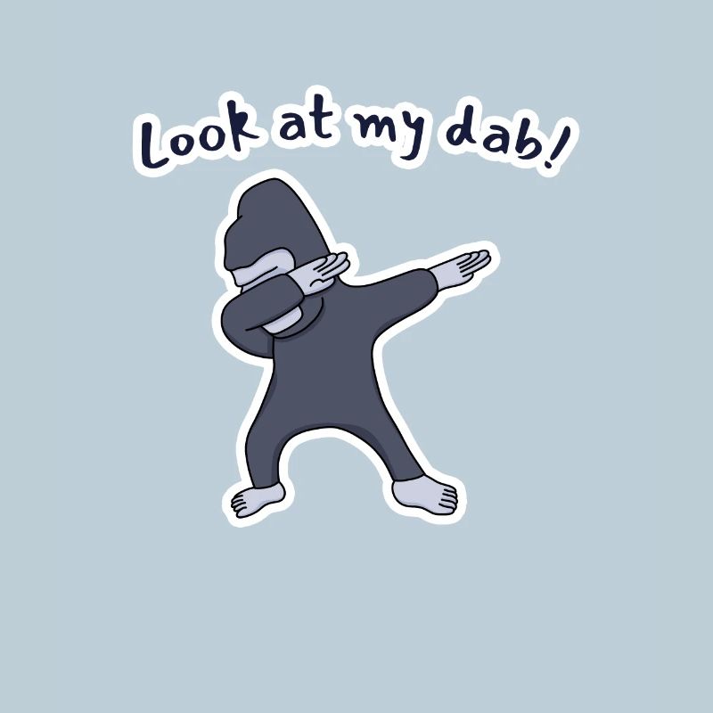 Guck mal mein Dab! Gorilla