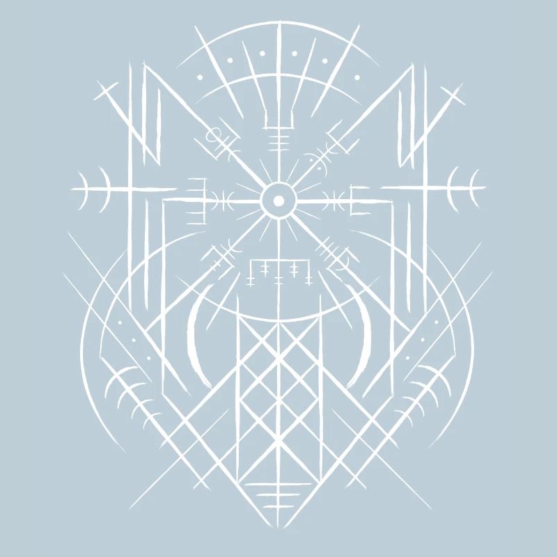 Vegvisir Runic Compass Celts Viking Web Wyrd