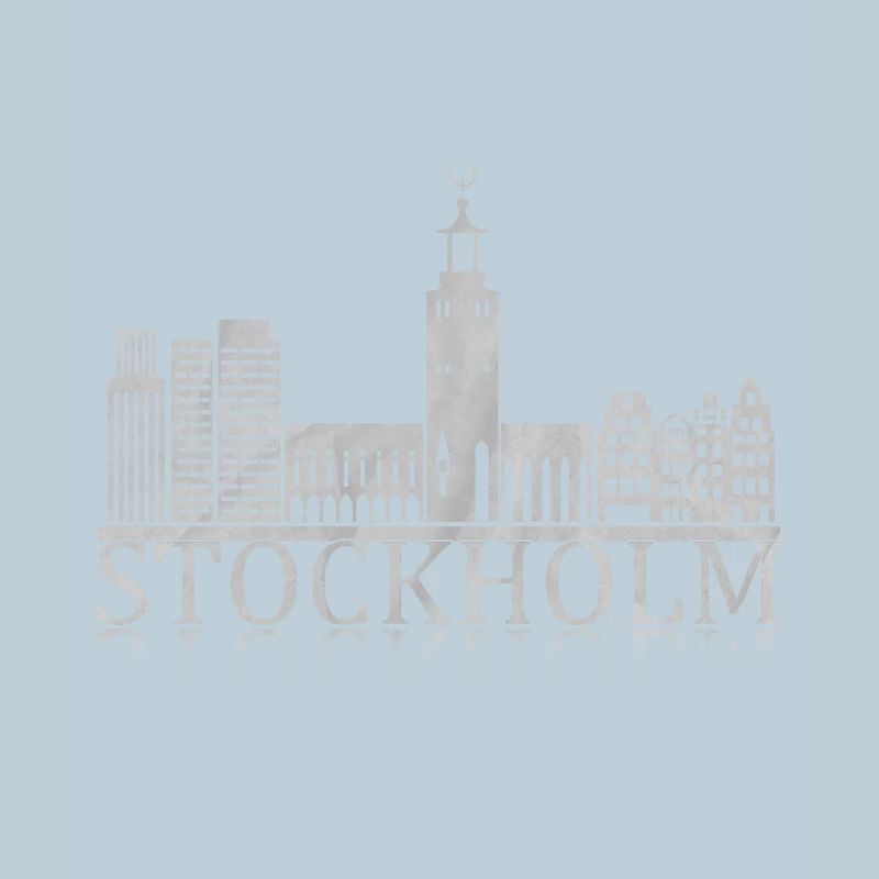 Stockholm Skyline Reflection