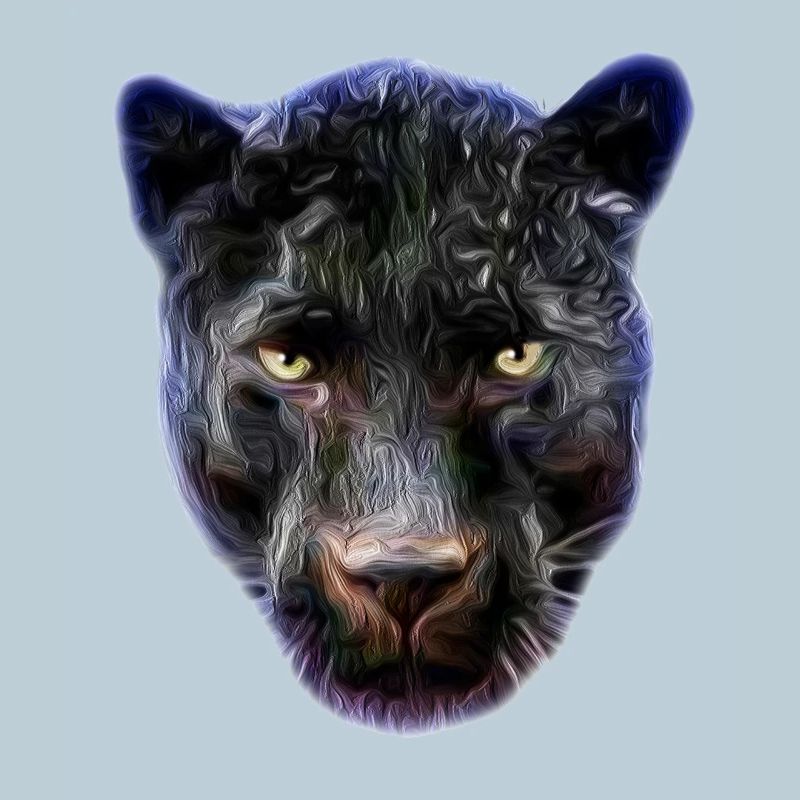 Aurora Panther Portrait Tee