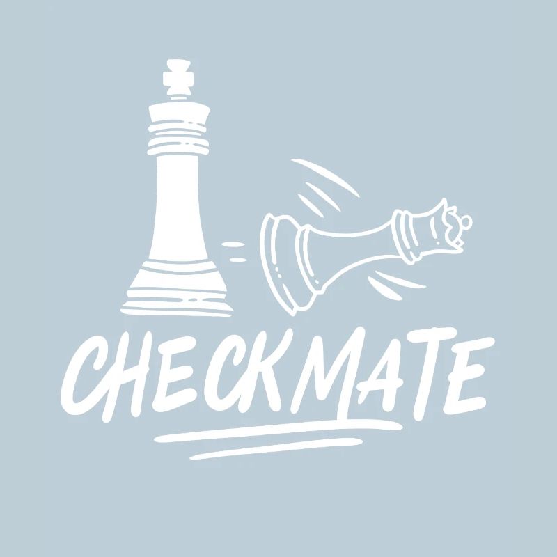 Joueur d'échecs échec et mat