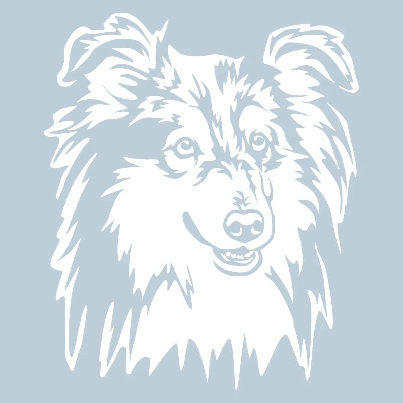 Sheltie Head « Black Edition »
