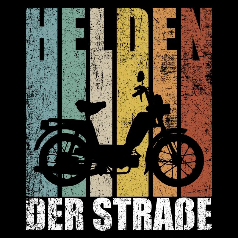 Helden der Straße Mofa 25 Kmh Mofafahrer Moped