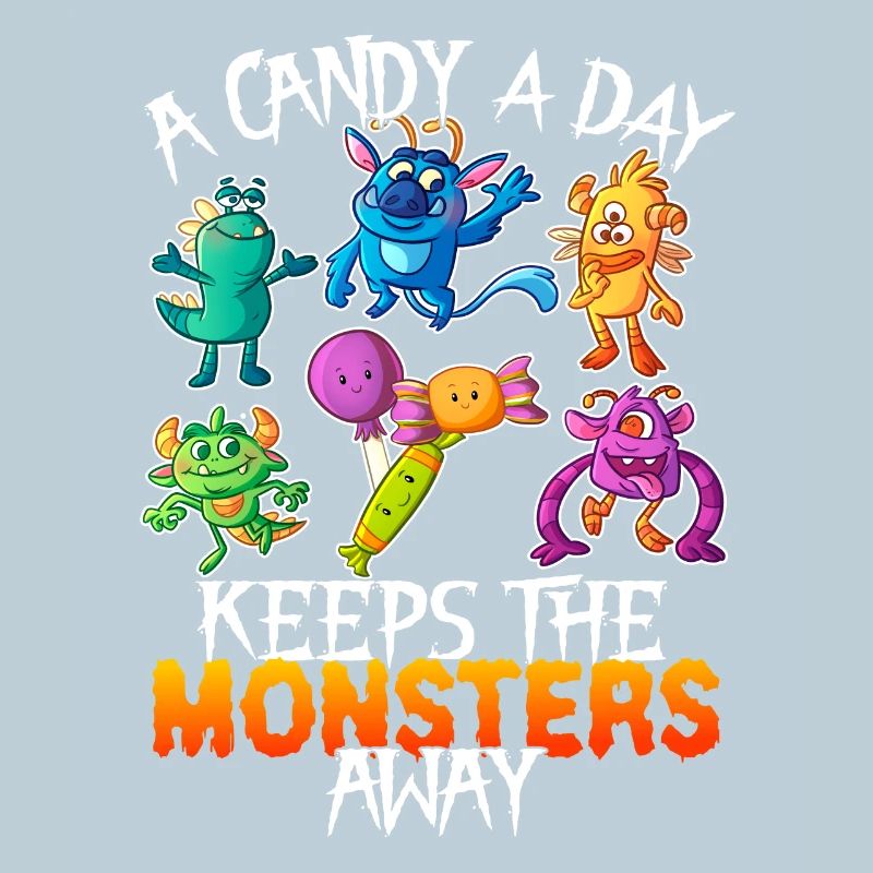 One Candy Per Day Keeps The Montser Far Halloween