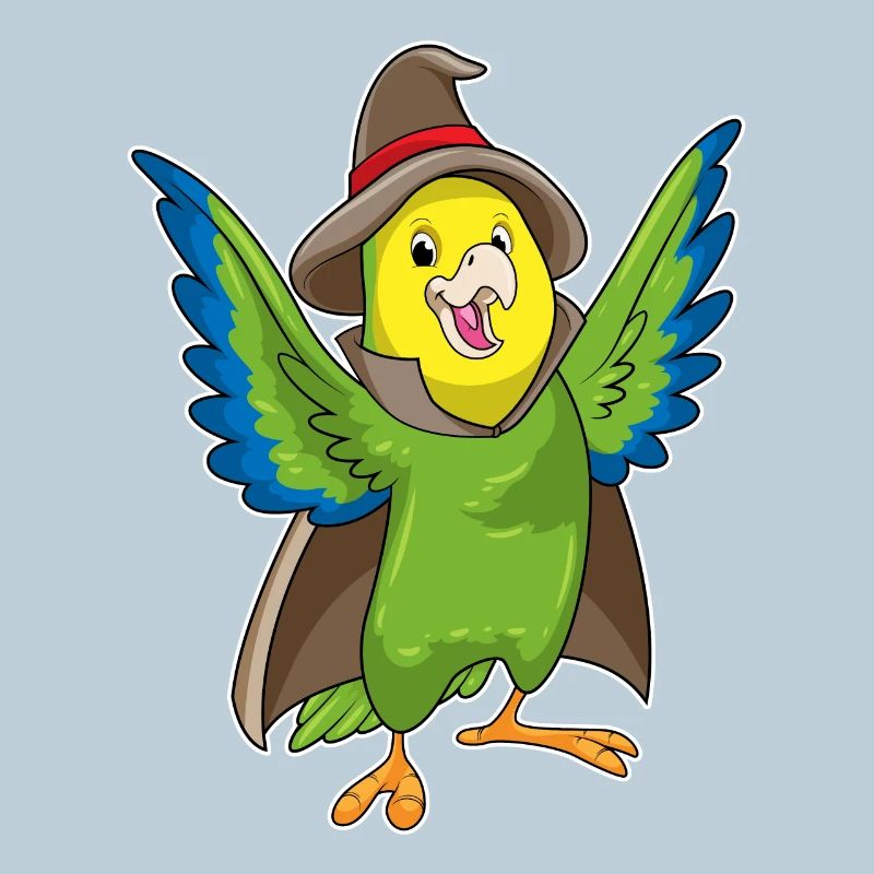 Parrot Wizard Hat