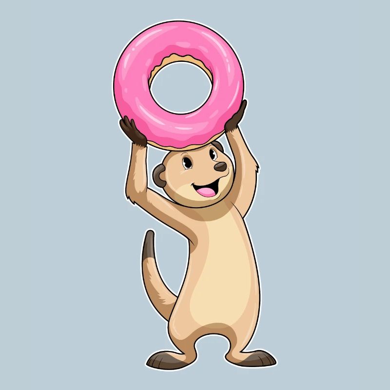 Erdmännchen Donut