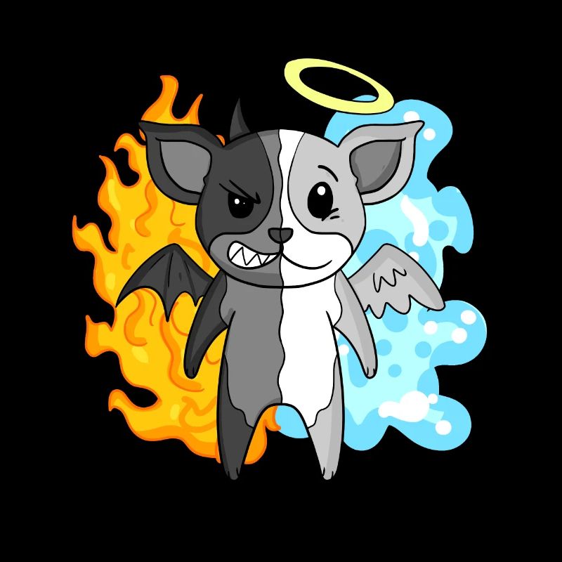 Dog Terrier - Ange et Diable