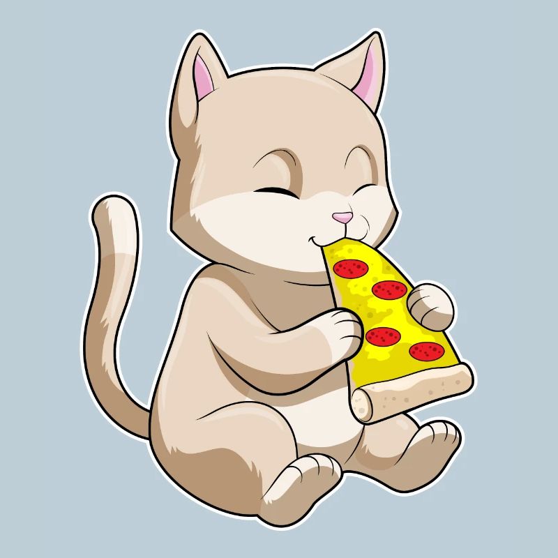 Pizza au chat