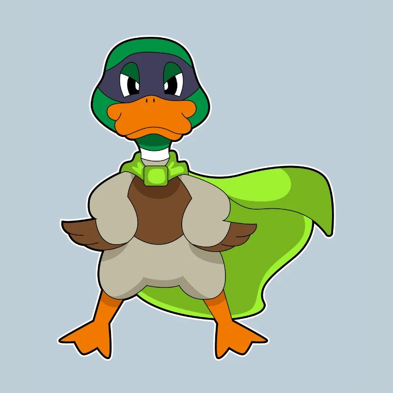 Cape de Super-héros Canard
