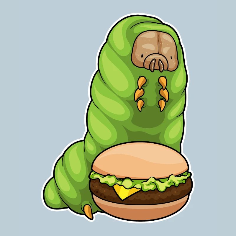 Caterpillar Cheeseburger
