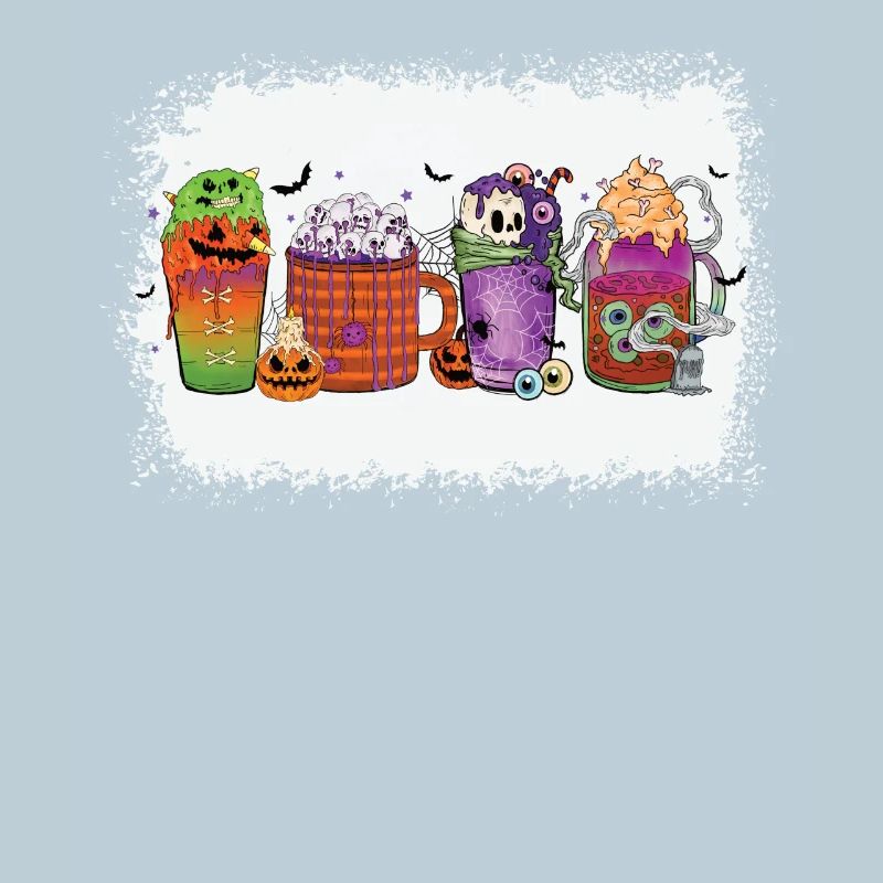 Coupe de chocolat chaud d’automne Halloween