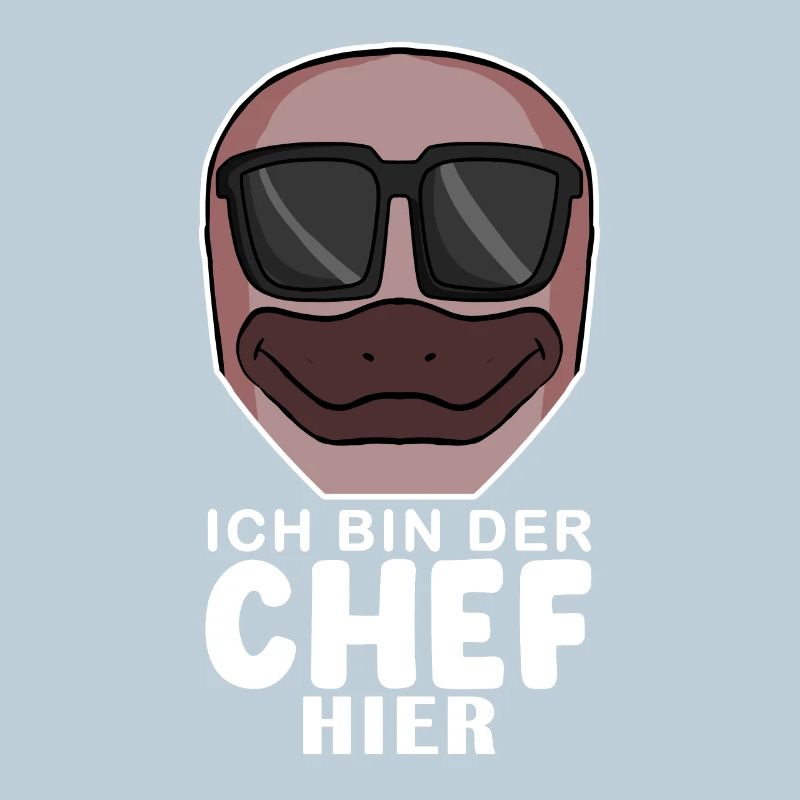 Cool Schnabeltier Chef Spruch