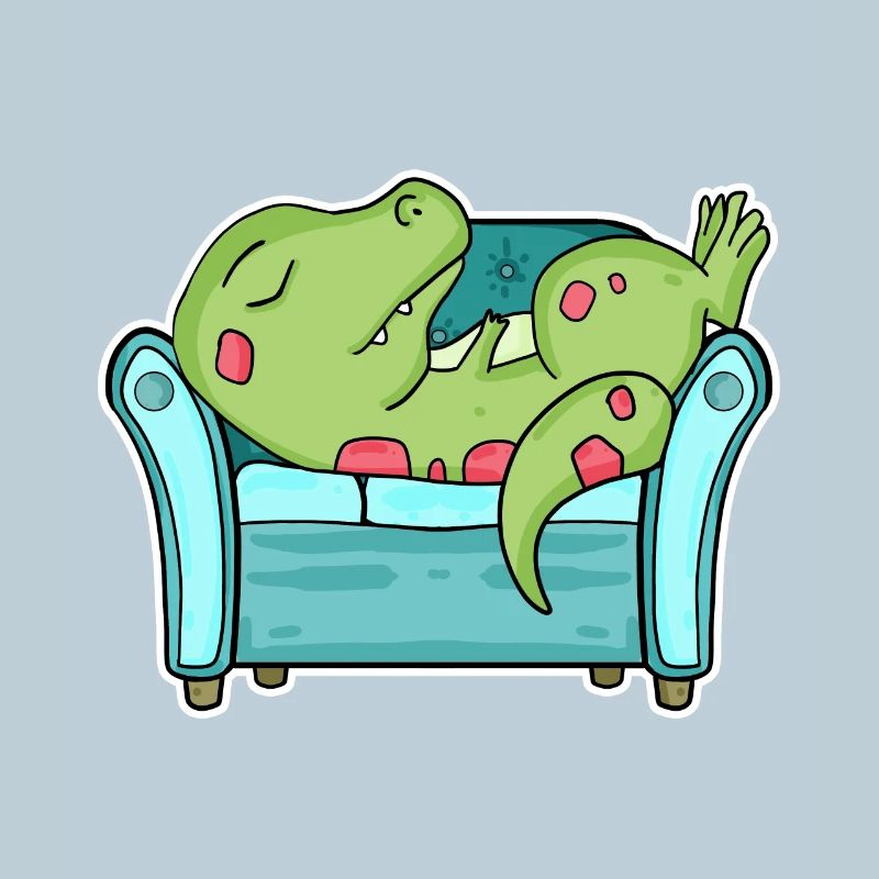 Dinosaur Bed Sleep Tired