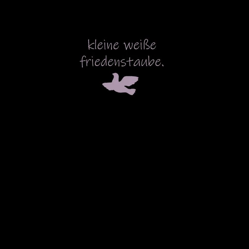 kleine weiße friedenstaube.
