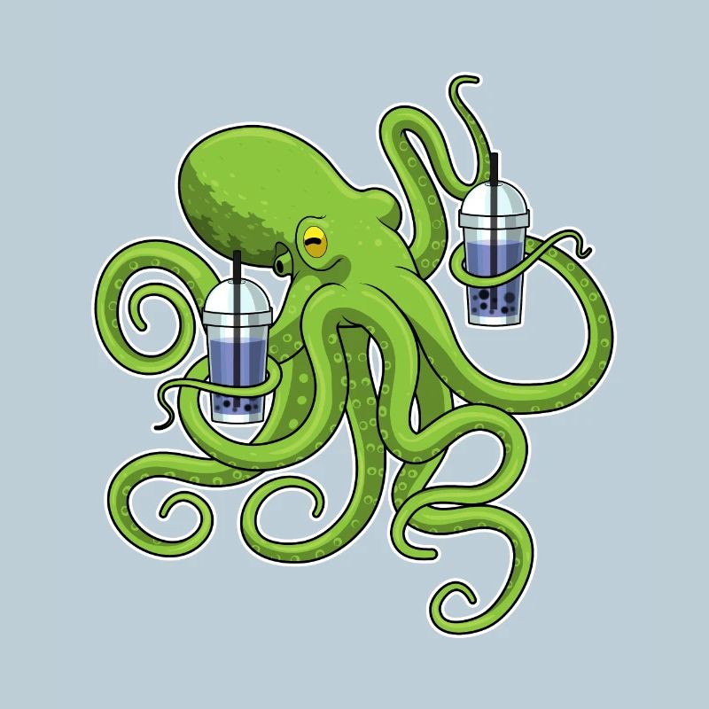 Octopus Bubble tea