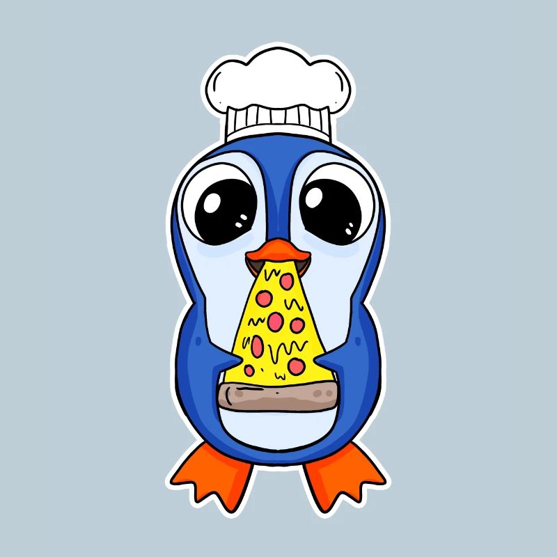 Pizza pingouin gourmet