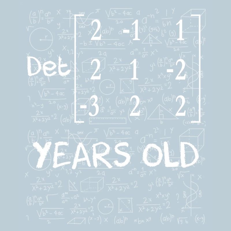 17th birthday 17 years matrix determinant