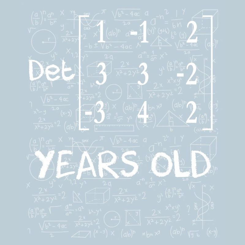 56th birthday 56 years matrix determinant