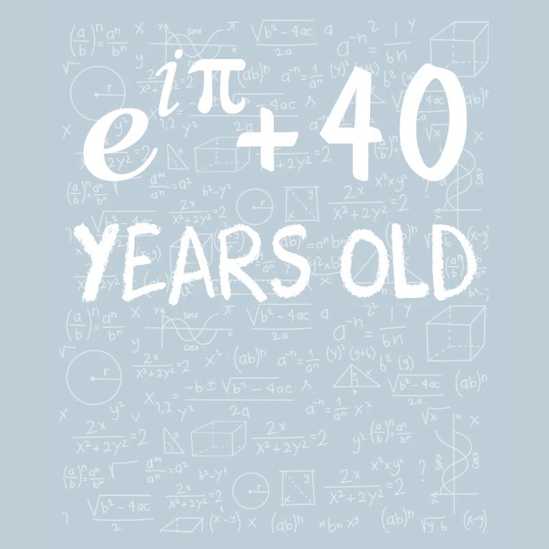 39e anniversaire 39 ans Euler Identité cadeau math