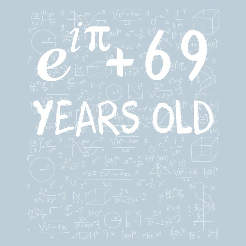 68e anniversaire 68 ans Euler Identité cadeau math