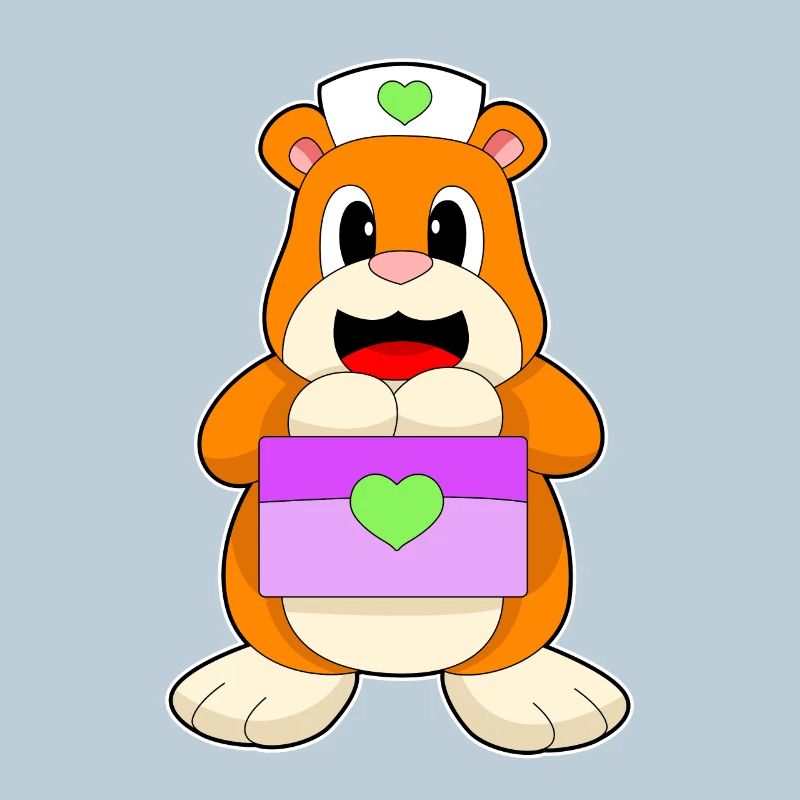 Trousse de premiers secours pour infirmière hamster
