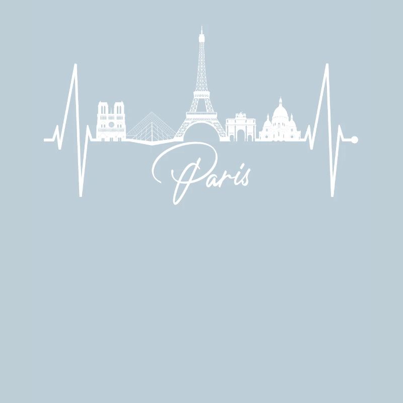 Paris Skyline Herzschlag Eiffelturm Frankreich
