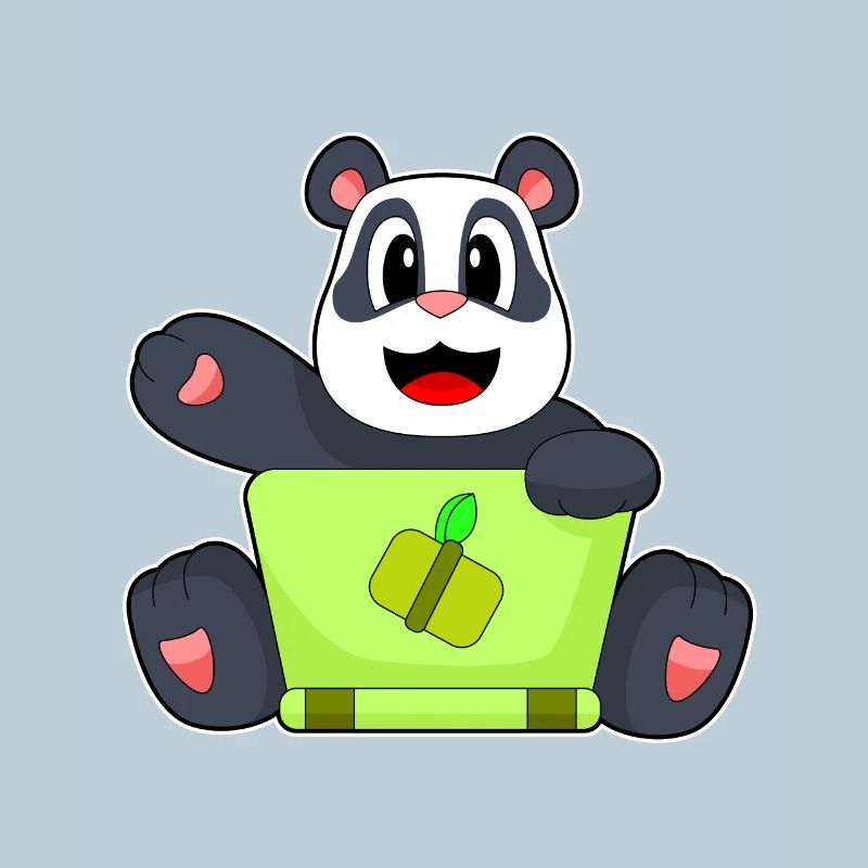 Panda Bamboo Ordinateur portable