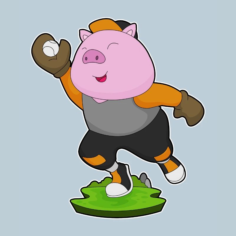 Gant de baseball Pig