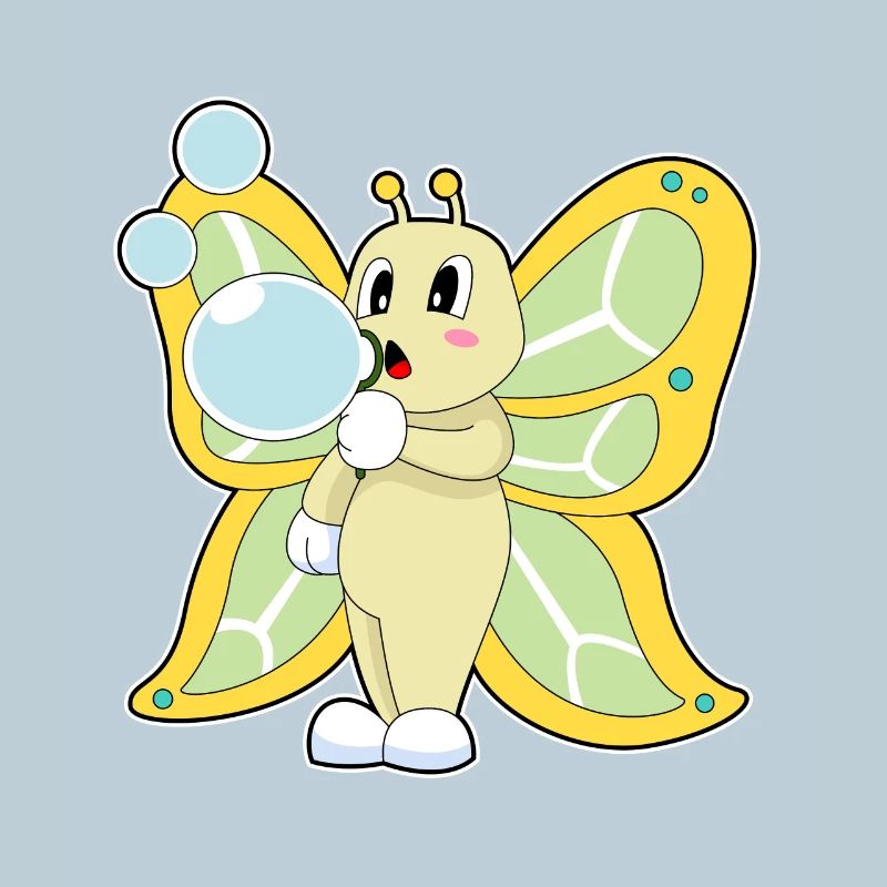 Butterfly Soap Bubbles
