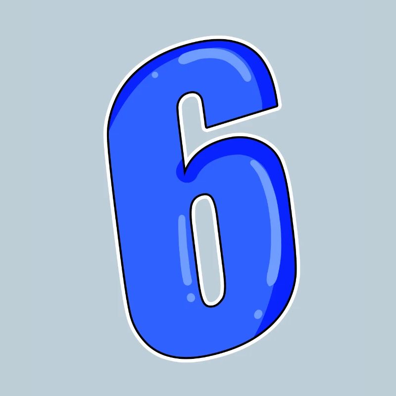 Number 6 Number