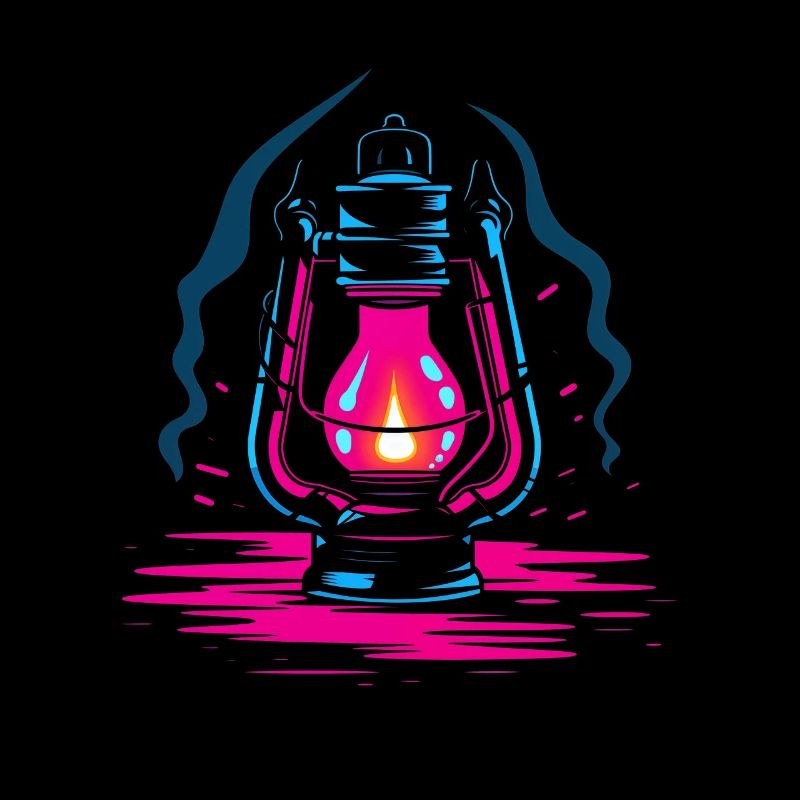 Lampe à huile Look rétro