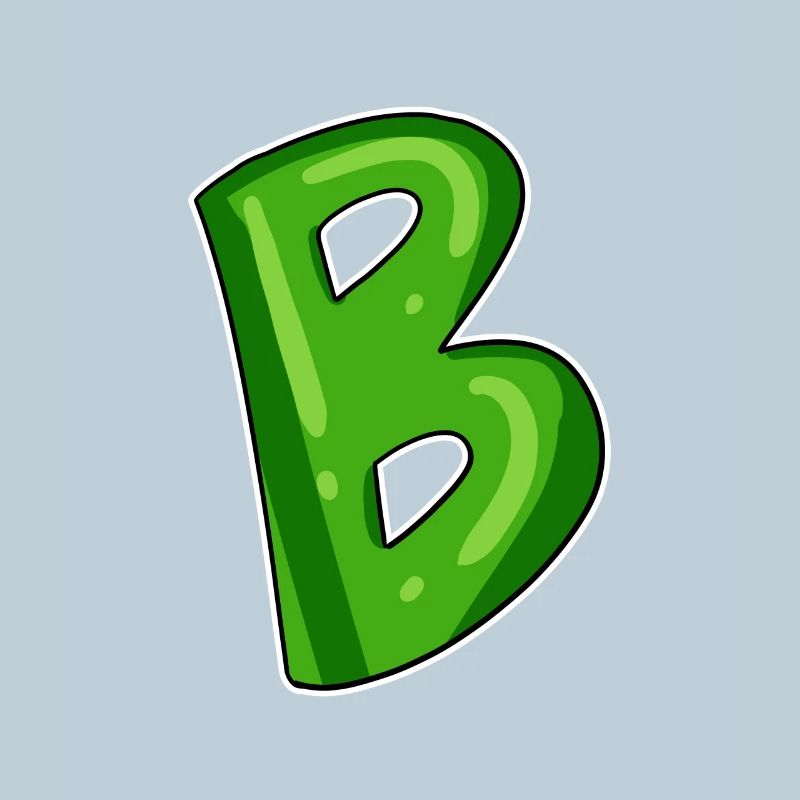 Buchstabe B - Anfangsbuchstabe B