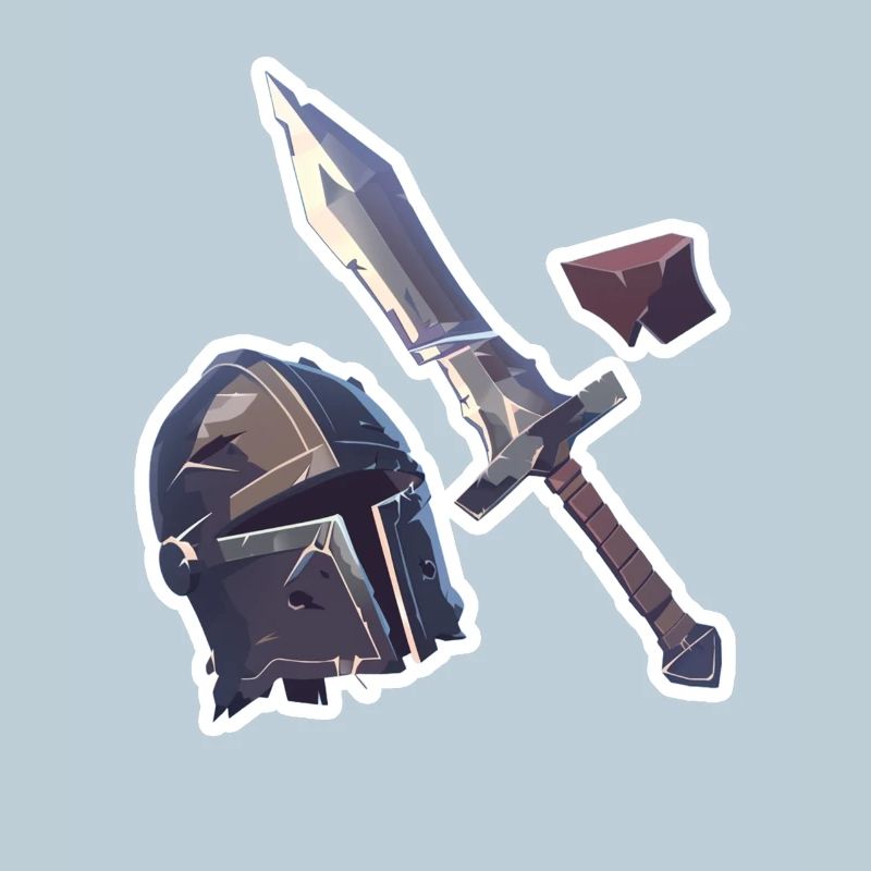 RPG Items Sword Helmet RPG Shirt
