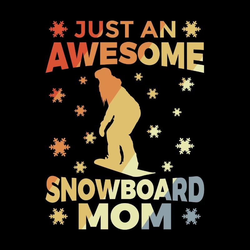 Maman de snowboard