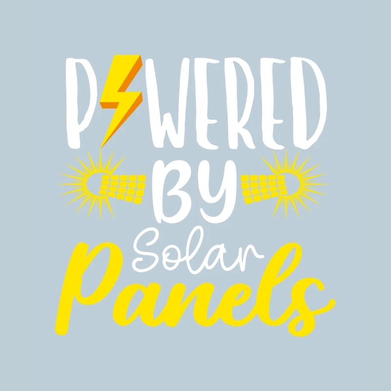 Solar Powered by Solar Panels erneuerbare Energien