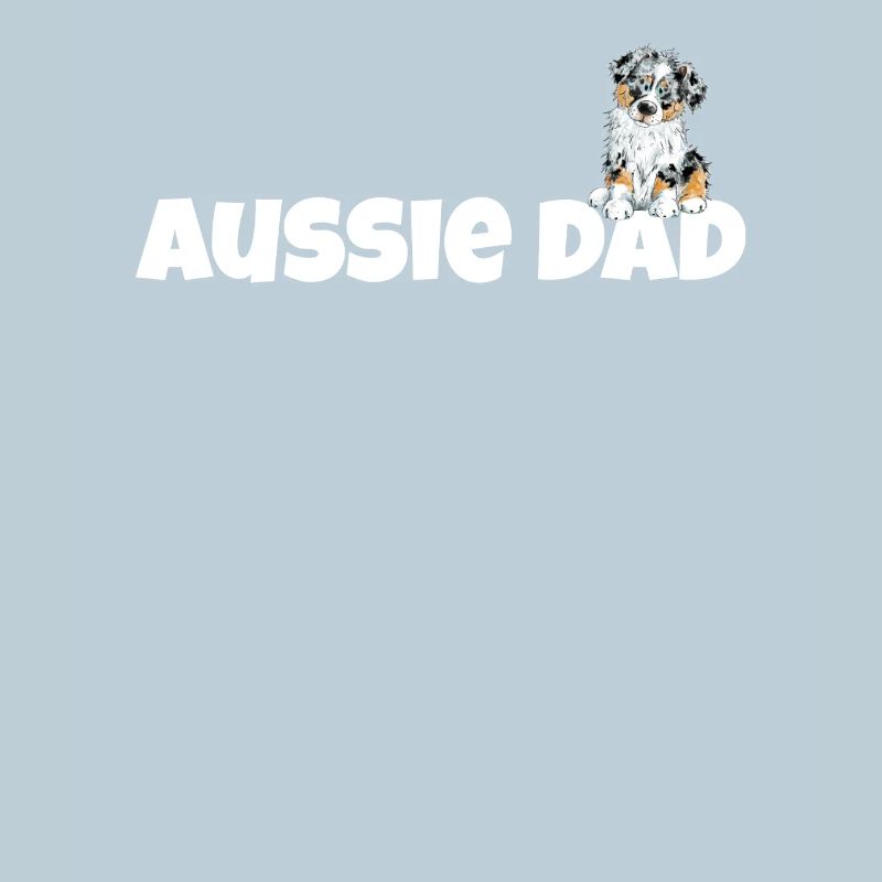 Funny Australian Shepherd Papa I Aussie Dad