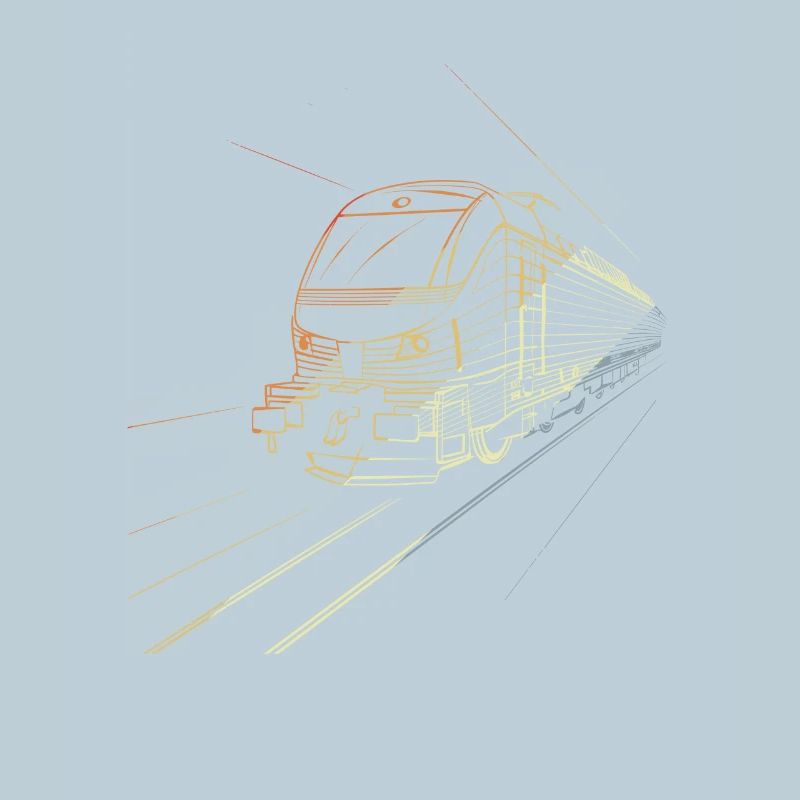 Train Sketch 90s Look