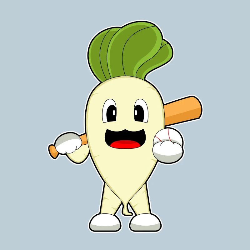 Radish Baseball Baseball Bat