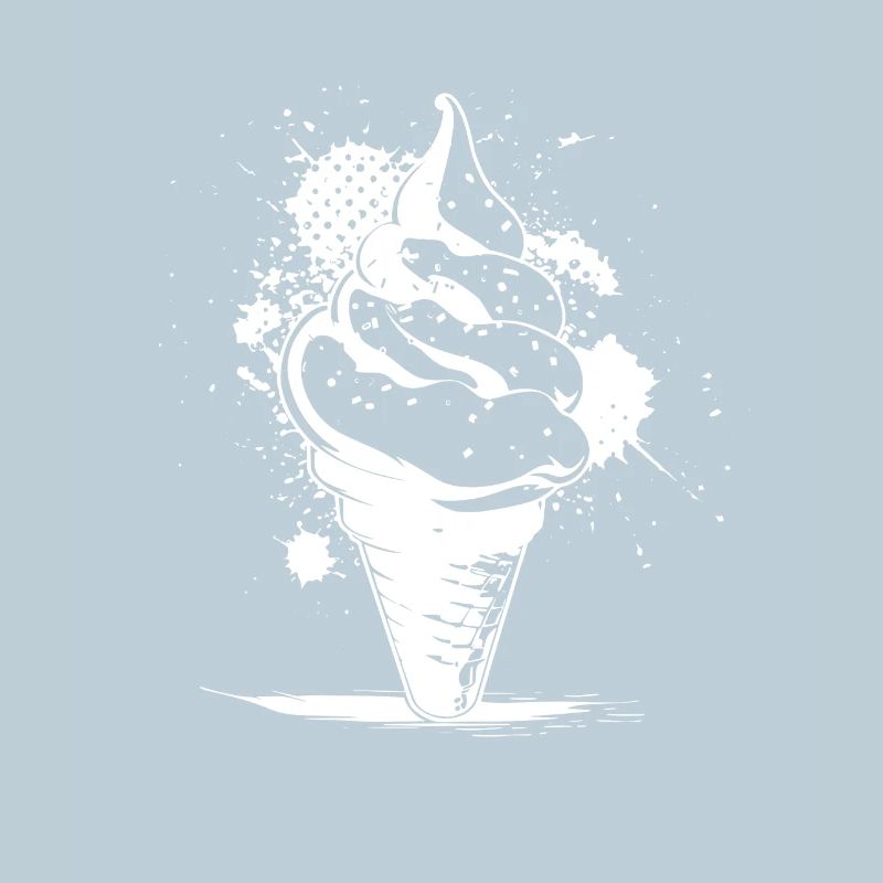 Cornet de crème glacée Dessin
